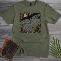 Riverbank Quetzalcoatlus T Shirt Gift For Nature Lover