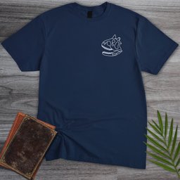 Simple Carnotaurus Line Art T Shirt Gift For Nature Lover