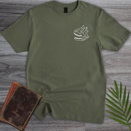 Simple Carnotaurus Line Art T Shirt Gift For Nature Lover