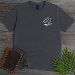 Simple Carnotaurus Line Art T Shirt Gift For Nature Lover