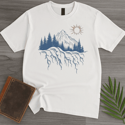 Mountain Pine Tree Roots T Shirt Gift For Nature Lover