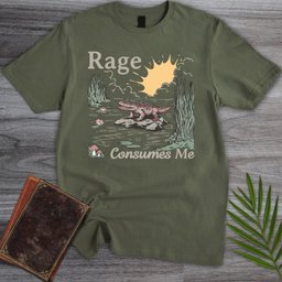 Rage Consumes Me Hynerpeton T Shirt Gift For Nature Lover