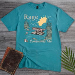 Rage Consumes Me Hynerpeton T Shirt Gift For Nature Lover