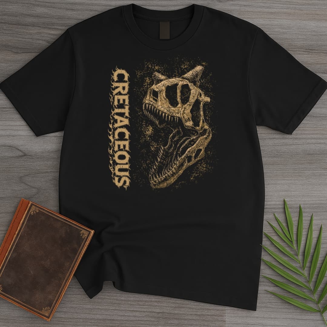Metal Cretaceous Carnotaurus T Shirt Gift For Nature Lover