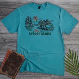 Pacific Northwest Triceratops T Shirt Gift For Dinosaur Lover