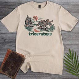 Pacific Northwest Triceratops T Shirt Gift For Dinosaur Lover
