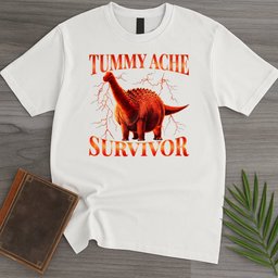 Obesethocoelicaudia Tummy Ache Survivor T Shirt Gift For Nature Lover