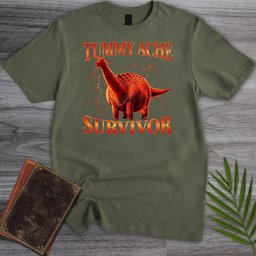 Obesethocoelicaudia Tummy Ache Survivor T Shirt Gift For Nature Lover