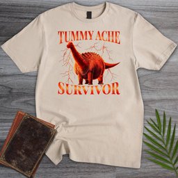 Obesethocoelicaudia Tummy Ache Survivor T Shirt Gift For Nature Lover
