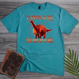 Obesethocoelicaudia Tummy Ache Survivor T Shirt Gift For Nature Lover