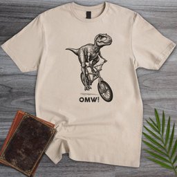 Omw Dino On Wheels T Shirt Gift For Nature Lover