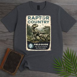 Raptor Country Field Guide T Shirt Gift For Nature Lover