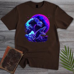 Mosasaur Cybermoon Wave T Shirt Gift For Nature Lover