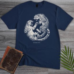 Mountain Clash Snow Leopards T Shirt Gift For Nature Lover