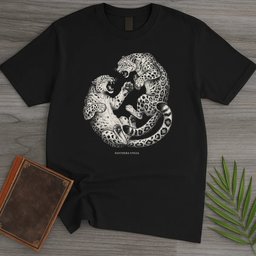 Mountain Clash Snow Leopards T Shirt Gift For Nature Lover
