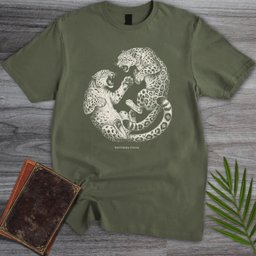 Mountain Clash Snow Leopards T Shirt Gift For Nature Lover
