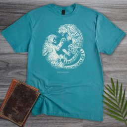 Mountain Clash Snow Leopards T Shirt Gift For Nature Lover