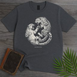 Mountain Clash Snow Leopards T Shirt Gift For Nature Lover