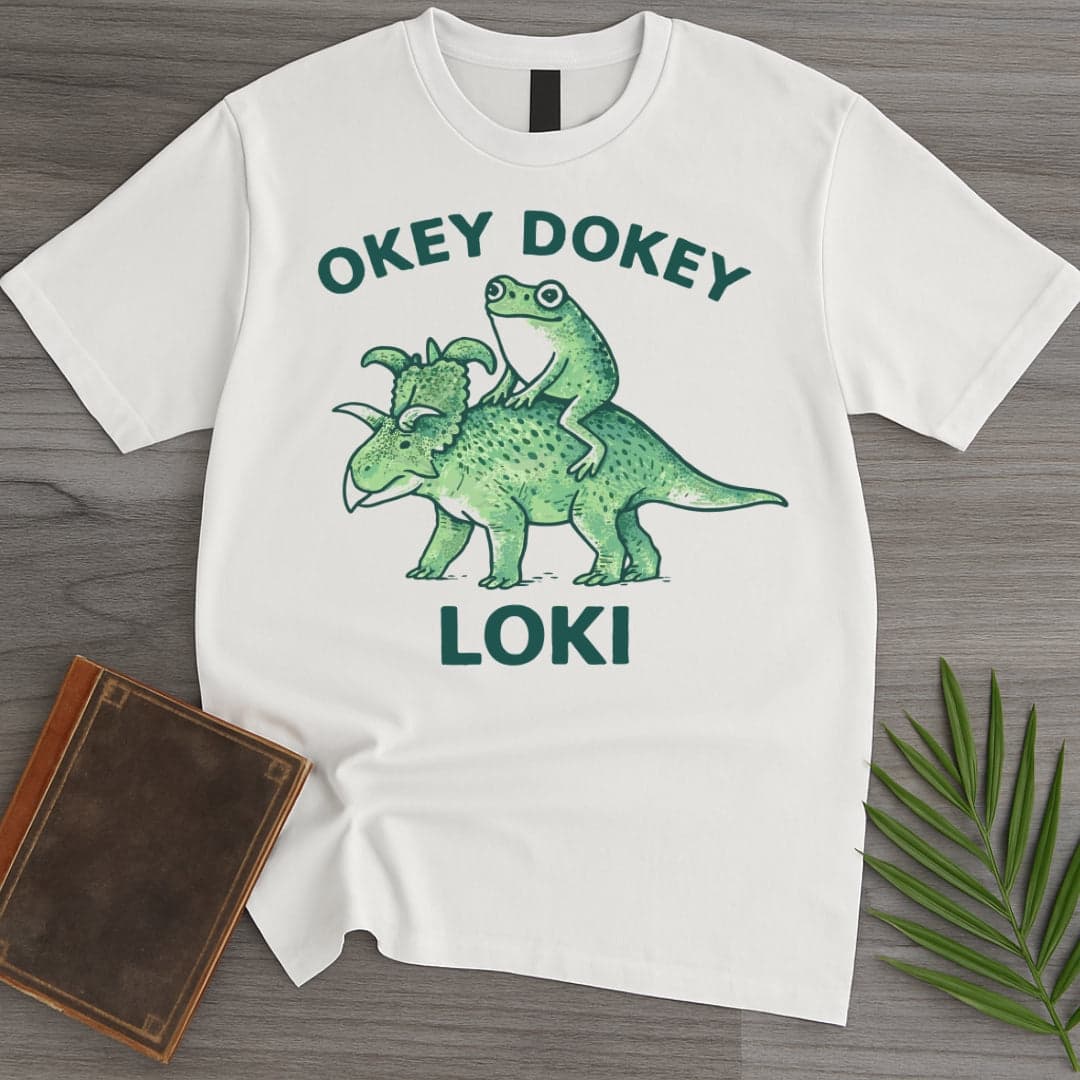 Okey Dokey Loki Ceratops T Shirt Gift For Nature Lover