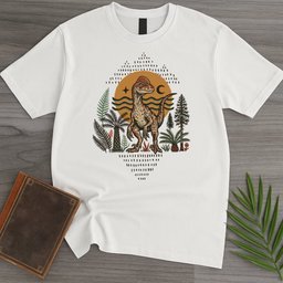 Mesozoic Deinonychus Wanderlust T Shirt Gift For Nature Lover