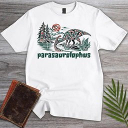 Pacific Northwest Parasaurolophus T Shirt Gift For Nature Lover
