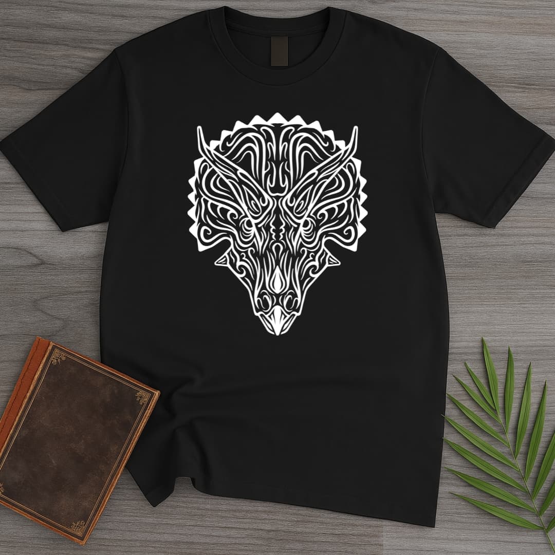 Minimalist Three Horned Face T Shirt Gift For Nature Lover