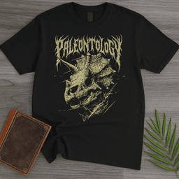 Metal Triceratops Skull And Chains T Shirt Gift For Dinosaur Lover
