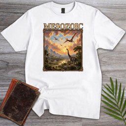 Mesozoic Dinosaur Landscape T-Shirt