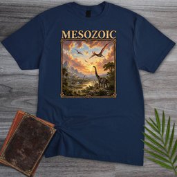 Mesozoic Dinosaur Landscape T-Shirt