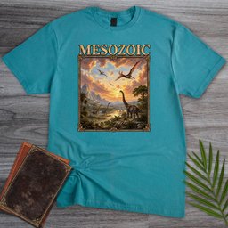 Mesozoic Dinosaur Landscape T-Shirt