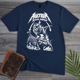 Metal Autism Dinosaur T Shirt Gift For Dinosaur Lover
