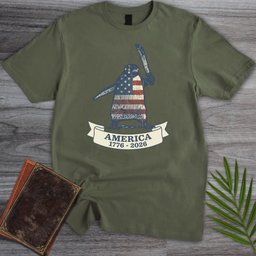 Patriotic Penguin Americas 250th T Shirt Gift For Nature Lover