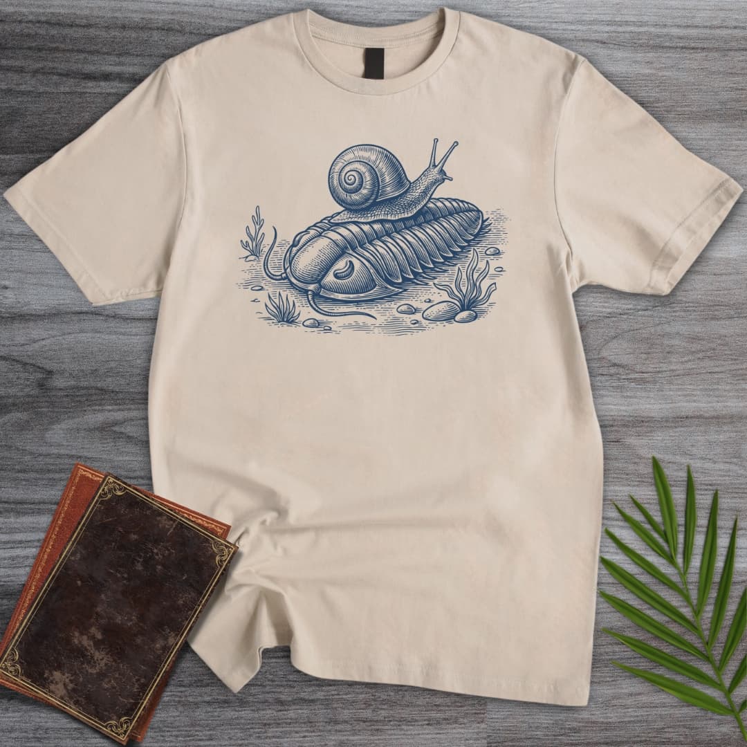 Snails Pace Trilobite T Shirt Gift For Nature Lover