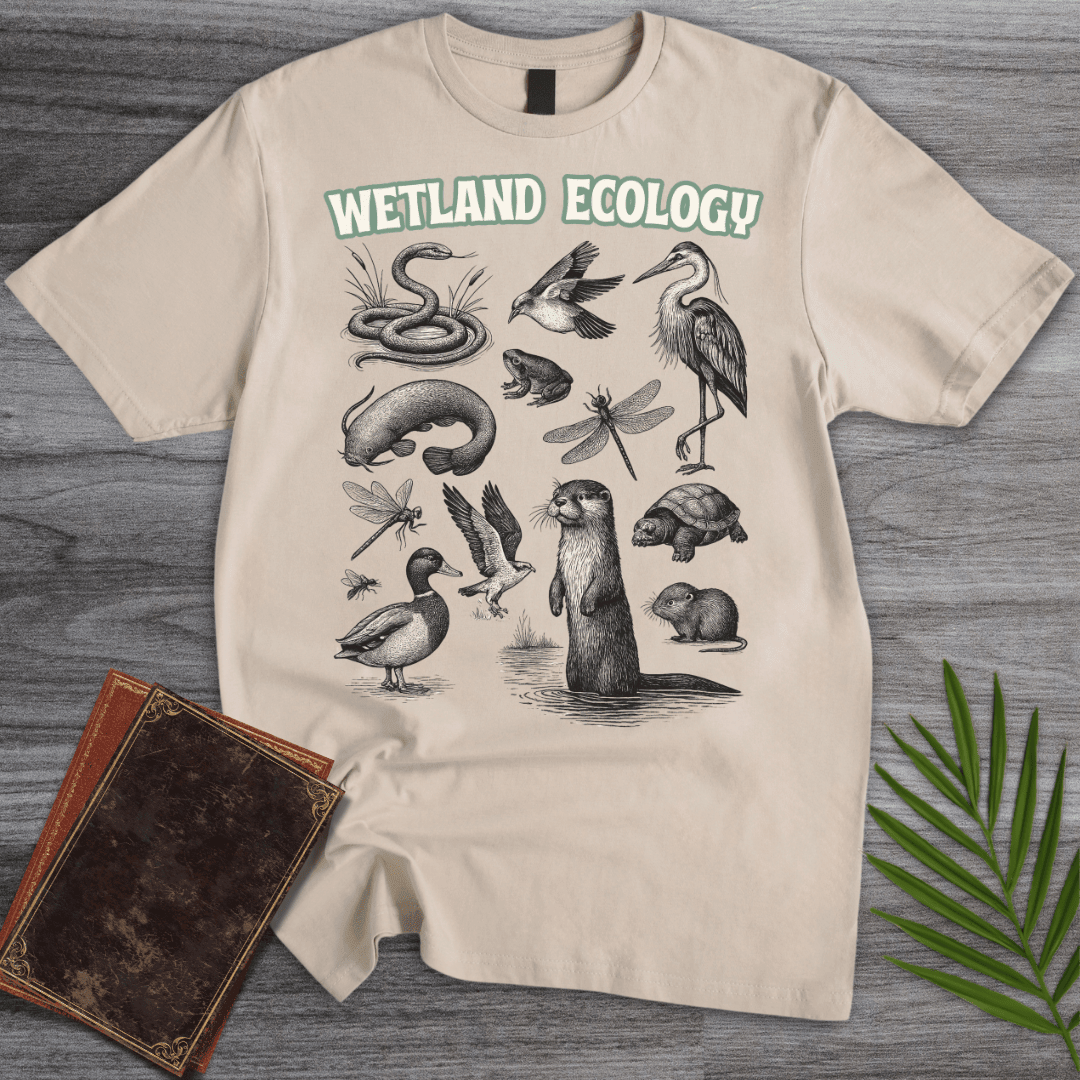Wetland Ecological Species T Shirt Gift For Nature Lover