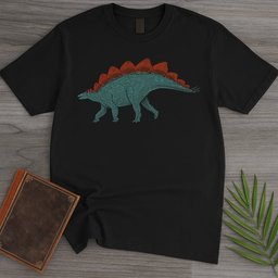 Stegosaurus Waves T-Shirt