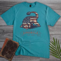 Vintage Ankylosaurus Americas 250th T Shirt Gift For Nature Lover