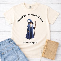 A Wizard Does Not Concern Himself Shirt T Shirt Gift For Cat Lover