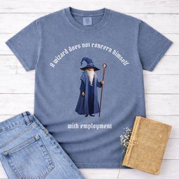 A Wizard Does Not Concern Himself Shirt T Shirt Gift For Cat Lover