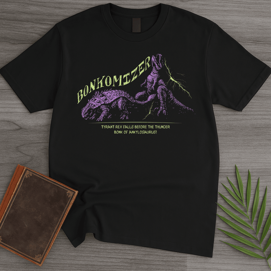 Thunder Bonkomizer Ankylosaurus Vs T Rex T Shirt Gift For Dinosaur Lover