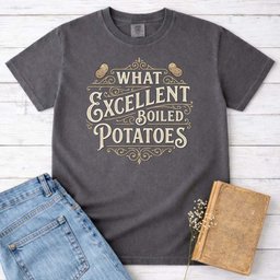 Excellent Boiled Potatoes Pride And Prejudice Tee Gift For Cat Lover