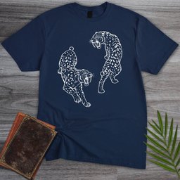 Yin Yang Sabre Toothed Tiger T Shirt Gift For Nature Lover