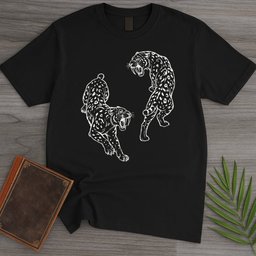 Yin Yang Sabre Toothed Tiger T Shirt Gift For Nature Lover
