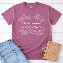 Excellent Boiled Potatoes Pride And Prejudice Tee Gift For Cat Lover