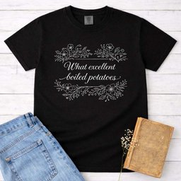 Excellent Boiled Potatoes Pride And Prejudice Tee Gift For Cat Lover
