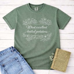 Excellent Boiled Potatoes Pride And Prejudice Tee Gift For Cat Lover