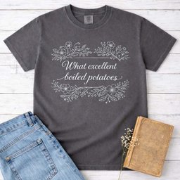 Excellent Boiled Potatoes Pride And Prejudice Tee Gift For Cat Lover