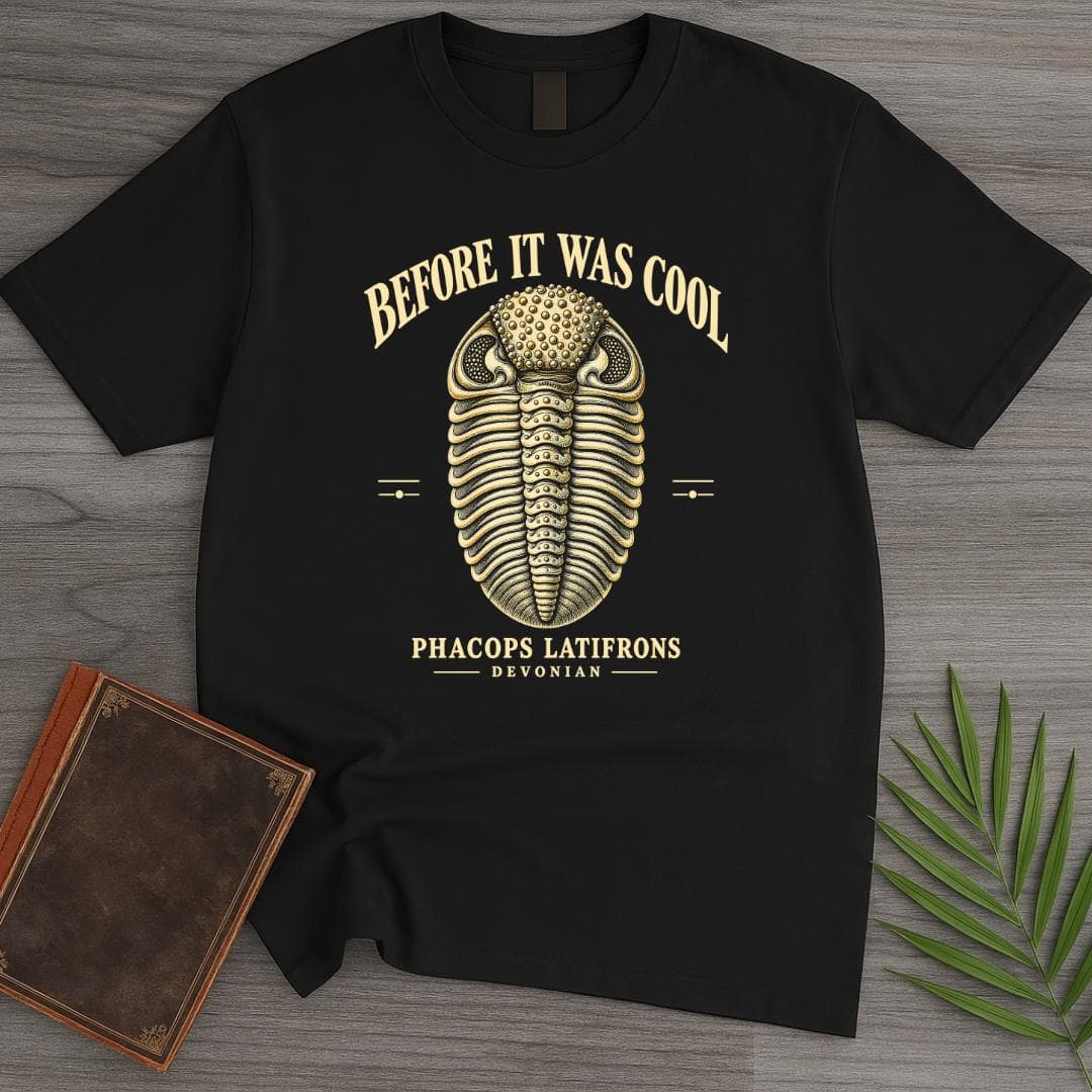 Vintage Phacops Trilobite T Shirt Gift For Nature Lover