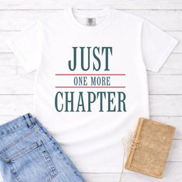 Just One More Chapter Tee Gift For Cat Lover