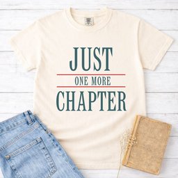 Just One More Chapter Tee Gift For Cat Lover