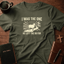 I Was Sheep T Shirt Gift For Christian